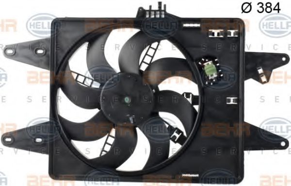 8EW 351 039-611 HELLA Cooling System Fan, radiator