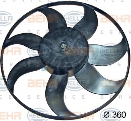 8EW 351 040-401 HELLA Cooling System Electric Motor, radiator fan