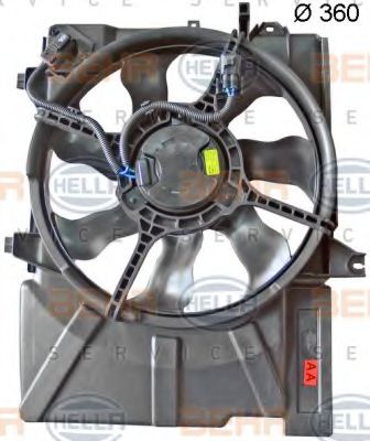 8EW 351 041-411 HELLA Cooling System Fan, radiator