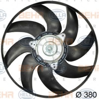 8EW 351 041-421 HELLA Fan, radiator