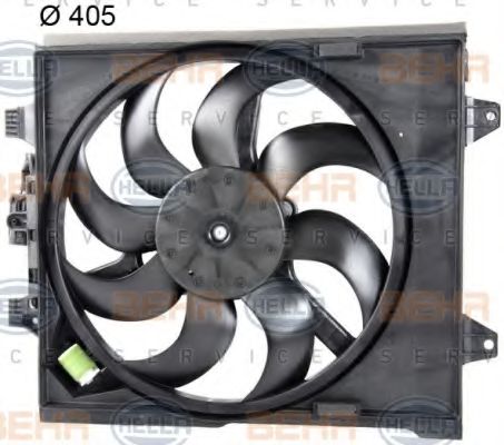8EW 351 042-591 HELLA Fan, radiator