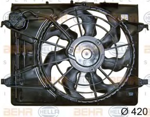 8EW 351 042-781 HELLA Cooling System Fan, radiator