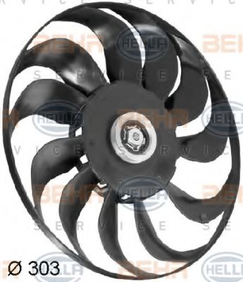 8EW 351 043-281 HELLA Cooling System Fan Wheel, engine cooling