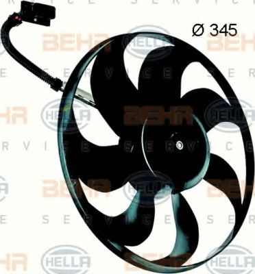 8EW 351 043-321 HELLA Electric Motor, radiator fan