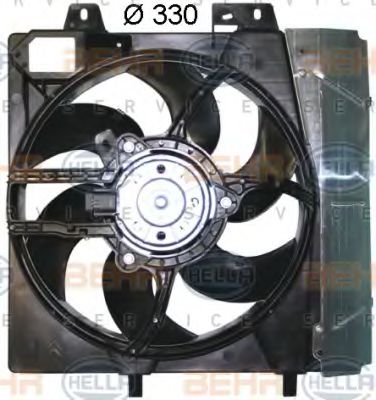 8EW 351 043-551 HELLA Cooling System Fan, radiator