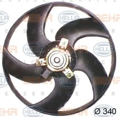 8EW 351 044-221 HELLA Cooling System Fan, radiator