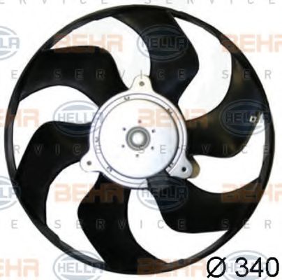 8EW 351 044-391 HELLA Fan, radiator