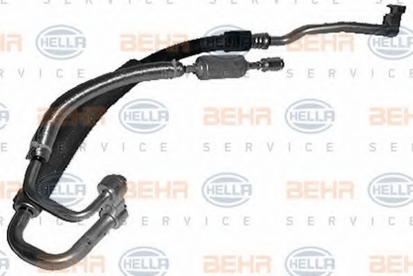 9GS 351 191-031 HELLA High-/Low Pressure Line, air conditioning