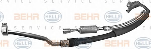 9GS 351 191-061 HELLA High-/Low Pressure Line, air conditioning