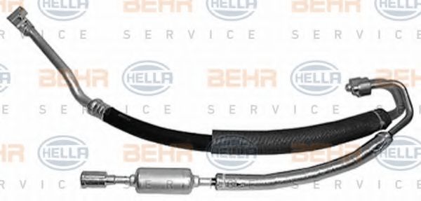 9GS 351 191-081 HELLA High-/Low Pressure Line, air conditioning