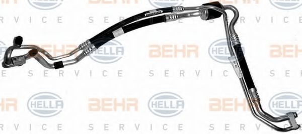9GS 351 191-121 HELLA High-/Low Pressure Line, air conditioning