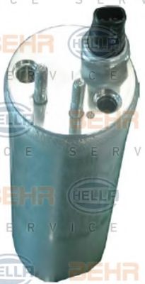 8FT 351 198-721 HELLA Dryer, air conditioning