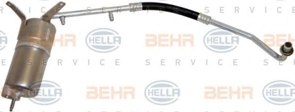 8FT 351 198-751 HELLA Dryer, air conditioning
