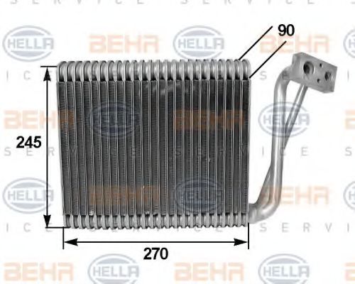 8FV 351 210-261 HELLA Evaporator, air conditioning