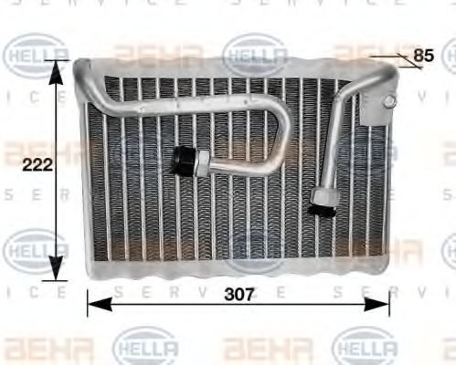 8FV 351 210-421 HELLA Evaporator, air conditioning