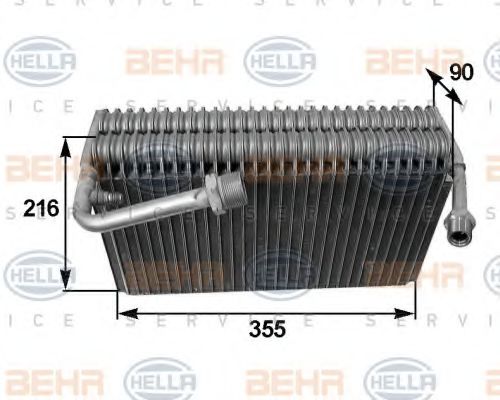 8FV 351 210-551 HELLA Evaporator, air conditioning
