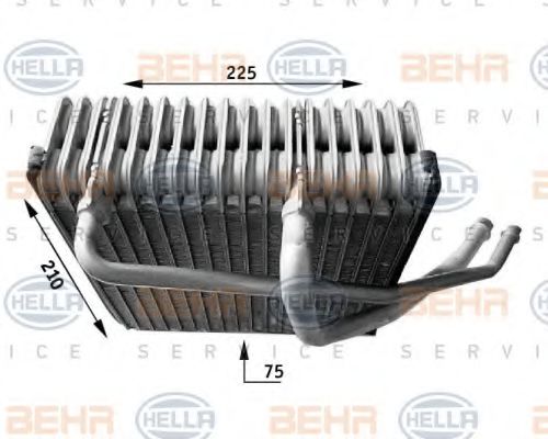 8FV 351 210-771 HELLA Evaporator, air conditioning