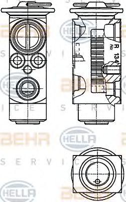 8UW 351 234-181 HELLA Расширительный клапан, кондиционер
