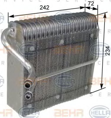 8FV 351 330-551 HELLA Evaporator, air conditioning