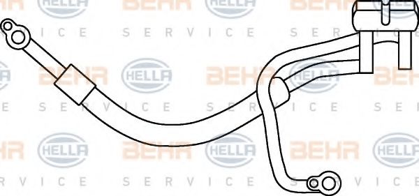 9GS 351 337-151 HELLA High Pressure Line, air conditioning