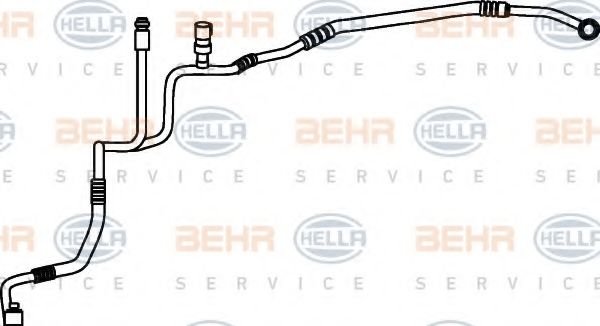 9GS 351 337-191 HELLA High Pressure Line, air conditioning