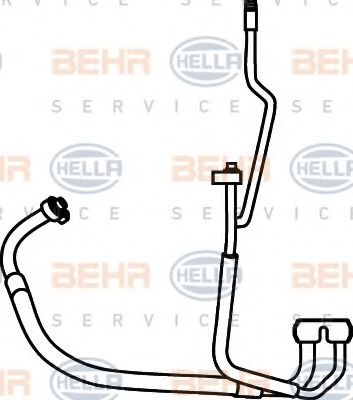 9GS 351 337-231 HELLA High Pressure Line, air conditioning