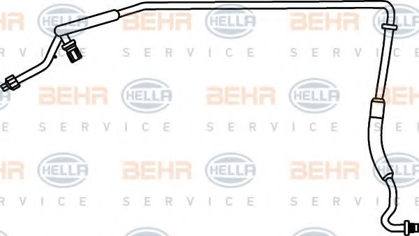 9GS 351 337-311 HELLA High Pressure Line, air conditioning