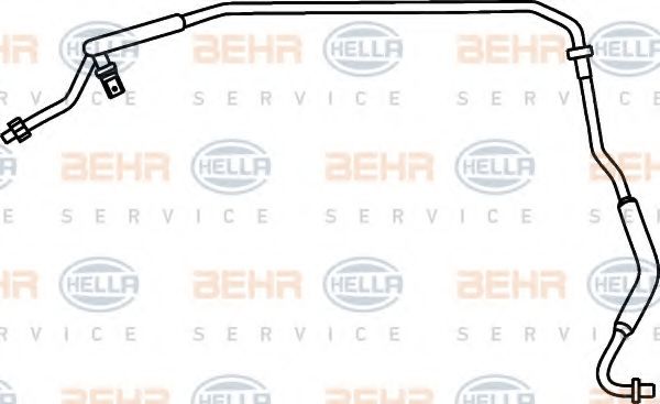 9GS 351 337-321 HELLA High Pressure Line, air conditioning