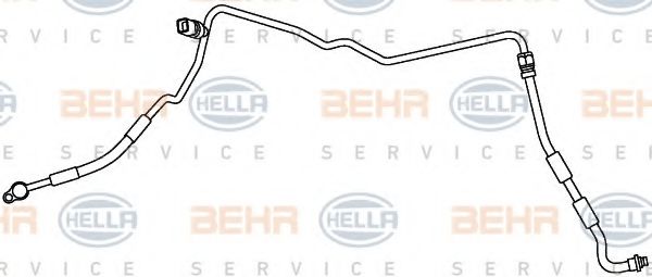 9GS 351 337-371 HELLA High Pressure Line, air conditioning