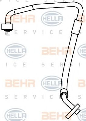 9GS 351 337-421 HELLA High Pressure Line, air conditioning