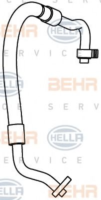 9GS 351 337-481 HELLA Low Pressure Line, air conditioning