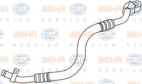 9GS 351 337-521 HELLA High Pressure Line, air conditioning