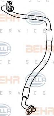 9GS 351 338-001 HELLA High Pressure Line, air conditioning
