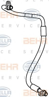 9GS 351 338-011 HELLA High Pressure Line, air conditioning