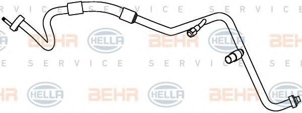 9GS 351 338-171 HELLA High-/Low Pressure Line, air conditioning