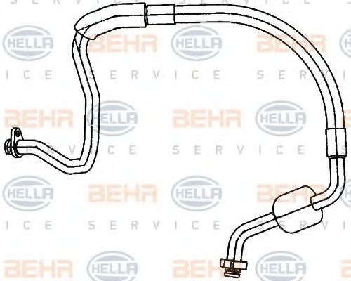 9GS 351 338-541 HELLA Air Conditioning Low Pressure Line, air conditioning