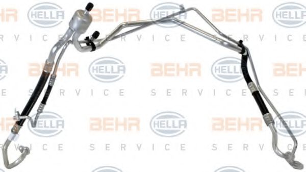 9GS 351 338-631 HELLA High-/Low Pressure Line, air conditioning