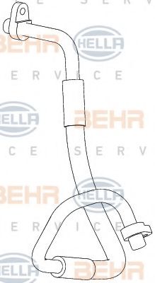 9GS 351 338-691 HELLA High Pressure Line, air conditioning