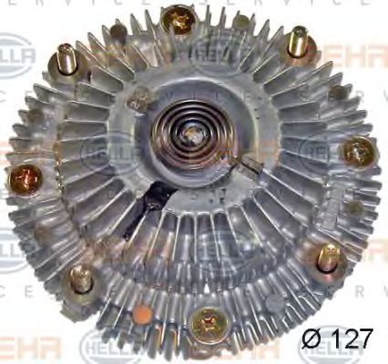 8MV 376 758-581 HELLA Cooling System Clutch, radiator fan