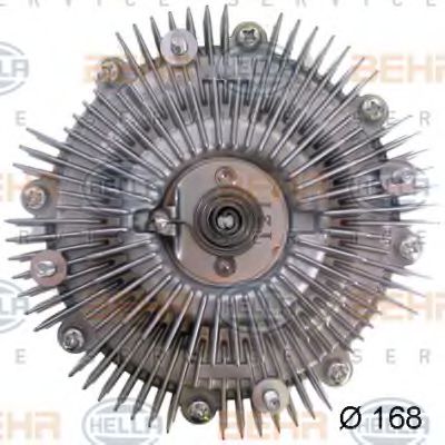 8MV 376 791-061 HELLA Cooling System Clutch, radiator fan
