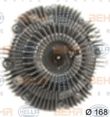 8MV 376 791-081 HELLA Cooling System Clutch, radiator fan