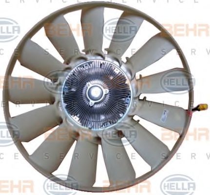 8MV 376 791-691 HELLA Cooling System Clutch, radiator fan