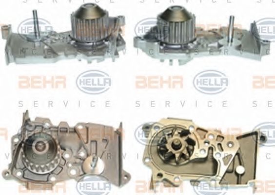 8MP 376 800-221 HELLA Cooling System Water Pump