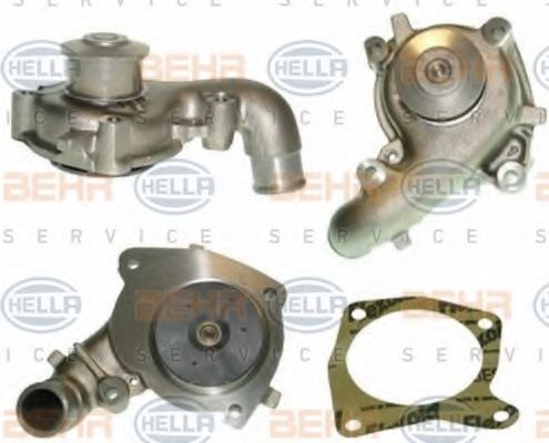 8MP 376 802-161 HELLA Cooling System Water Pump