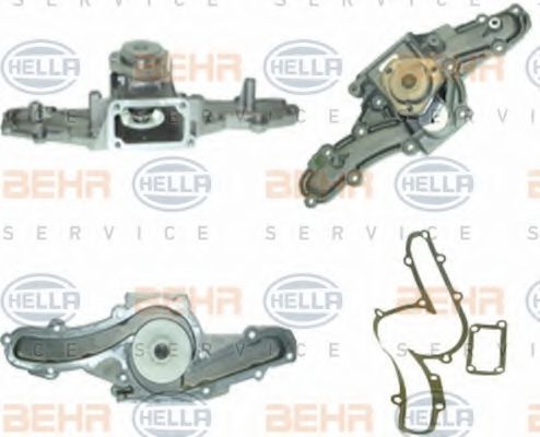 8MP 376 802-351 HELLA Cooling System Water Pump