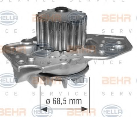 8MP 376 803-144 HELLA Cooling System Water Pump