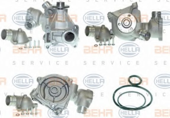 8MP 376 803-531 HELLA Cooling System Water Pump