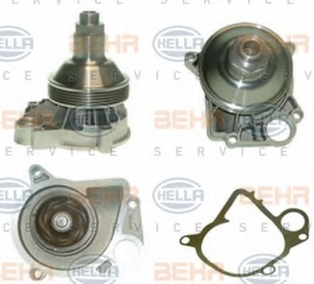 8MP 376 803-581 HELLA Cooling System Water Pump