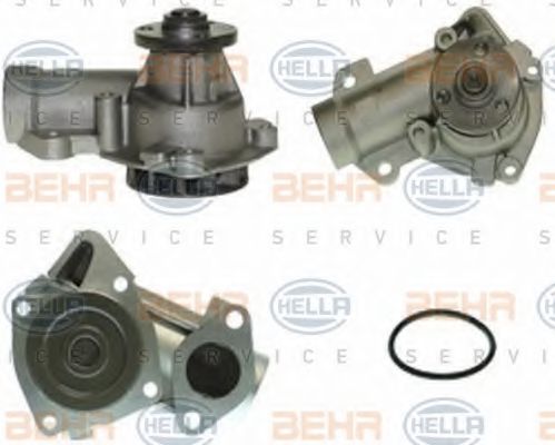 8MP 376 804-211 HELLA Cooling System Water Pump