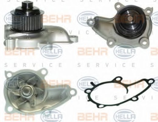 8MP 376 804-461 HELLA Cooling System Water Pump